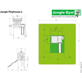 Jungle Gym Playhouse Grow With Me Large Playhouse (T430-250) Buy Online - Your Little Monkey