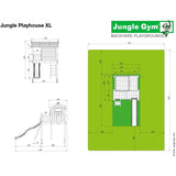 Jungle Gym PlayHouse Grow with Me Xtra Large Playhouse (T430-251) Buy Online - Your Little Monkey