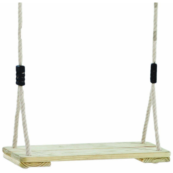 Garden Games Pine Wooden Swing Seat - PH Rope ATJE20 Buy Online - Your Little Monkey