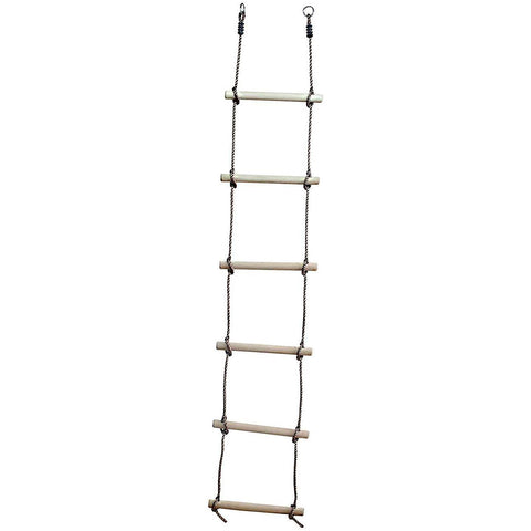 Garden Games Rope ladder 6 rung - PP rope ATJE25 Buy Online - Your Little Monkey