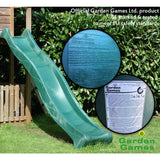 Garden Games Slide, Heavy Duty Wavy Green 3m ATJE153.1* Buy Online - Your Little Monkey