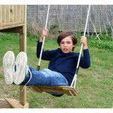 Garden Games Pine Wooden Swing Seat - PH Rope ATJE20 Buy Online - Your Little Monkey