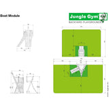 Jungle Gym Boat Module T450-410 Buy Online - Your Little Monkey