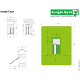 Jungle Gym Casa Climbing frame (T401-105) Buy Online - Your Little Monkey