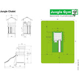 Jungle Gym Chalet Climbing frame (T401-013) Buy Online - Your Little Monkey