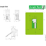 Jungle Gym Club Climbing frame (T401-110) Buy Online - Your Little Monkey