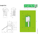 Jungle Gym Fort Climbing frame (T401-010) Buy Online - Your Little Monkey