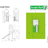Jungle Gym Palace Climbing frame (T401-005) Buy Online - Your Little Monkey