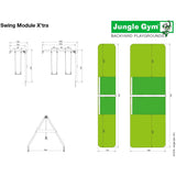 Jungle Gym Swing Module Xtra (incl. swing) Buy Online - Your Little Monkey